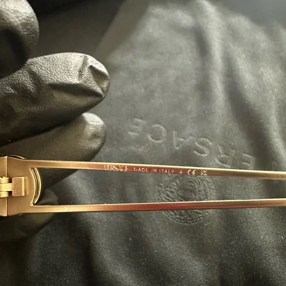 Versace Gold Frame Sunglasses - Picture 5 of 6